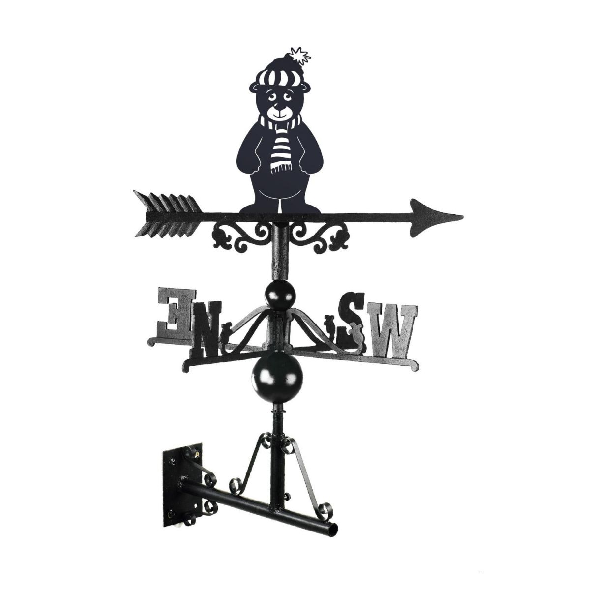 Teddy Bear Weathervane Mounted