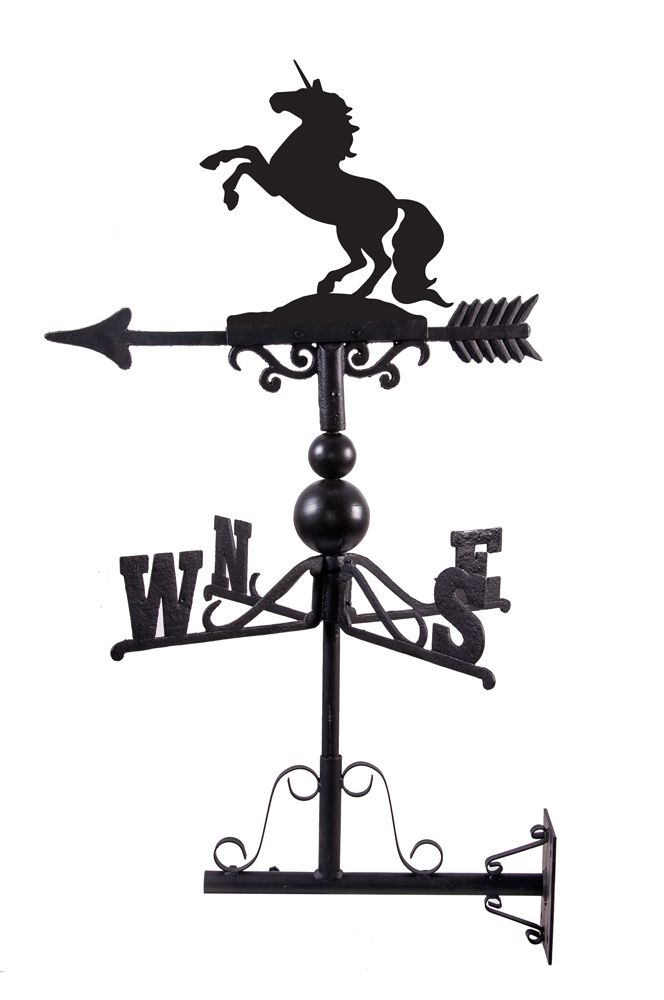 Weathervane with Unicorn Design in Full Weathervane with Unicorn Design in Full