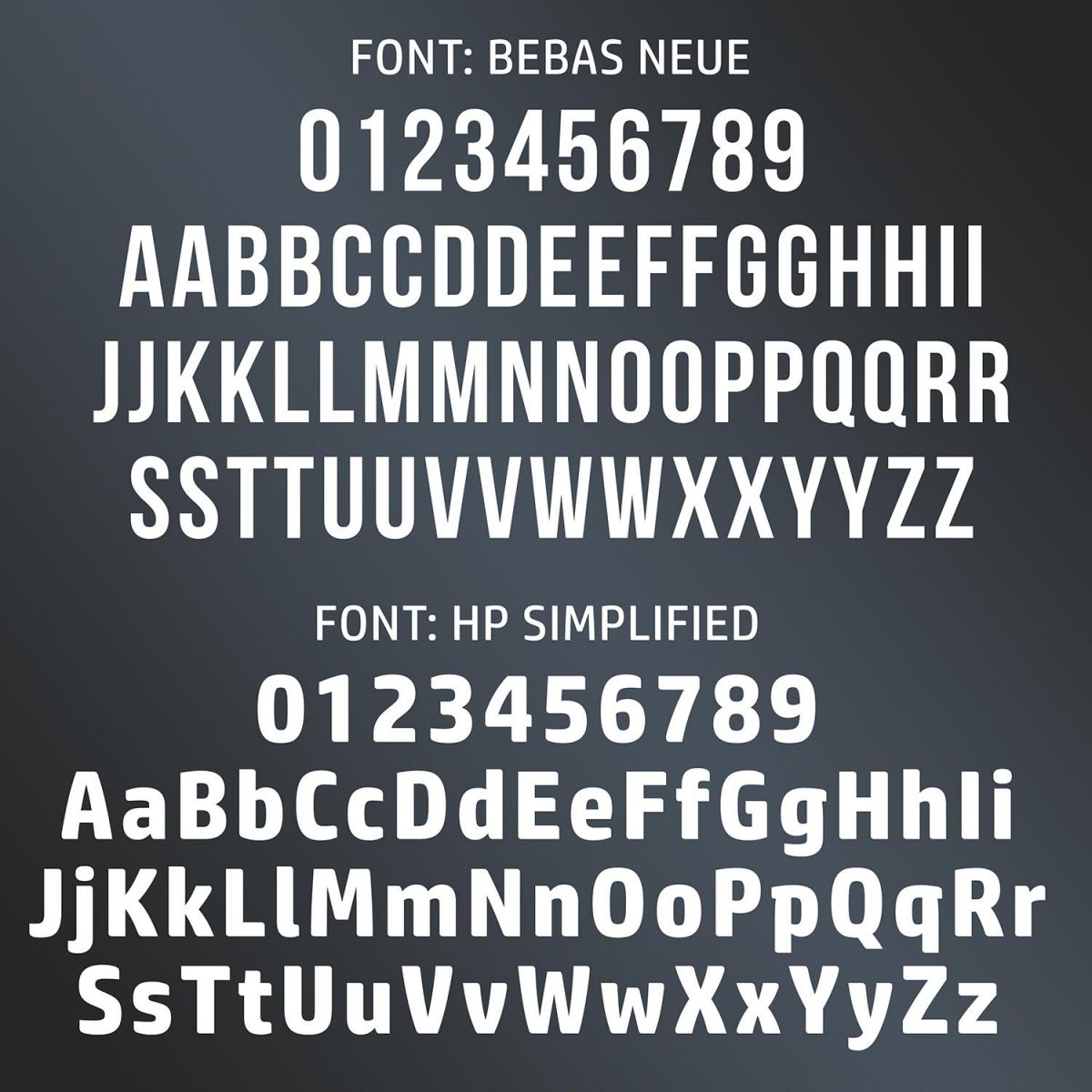 Fonts Available - to Enquire Call 01691 610952