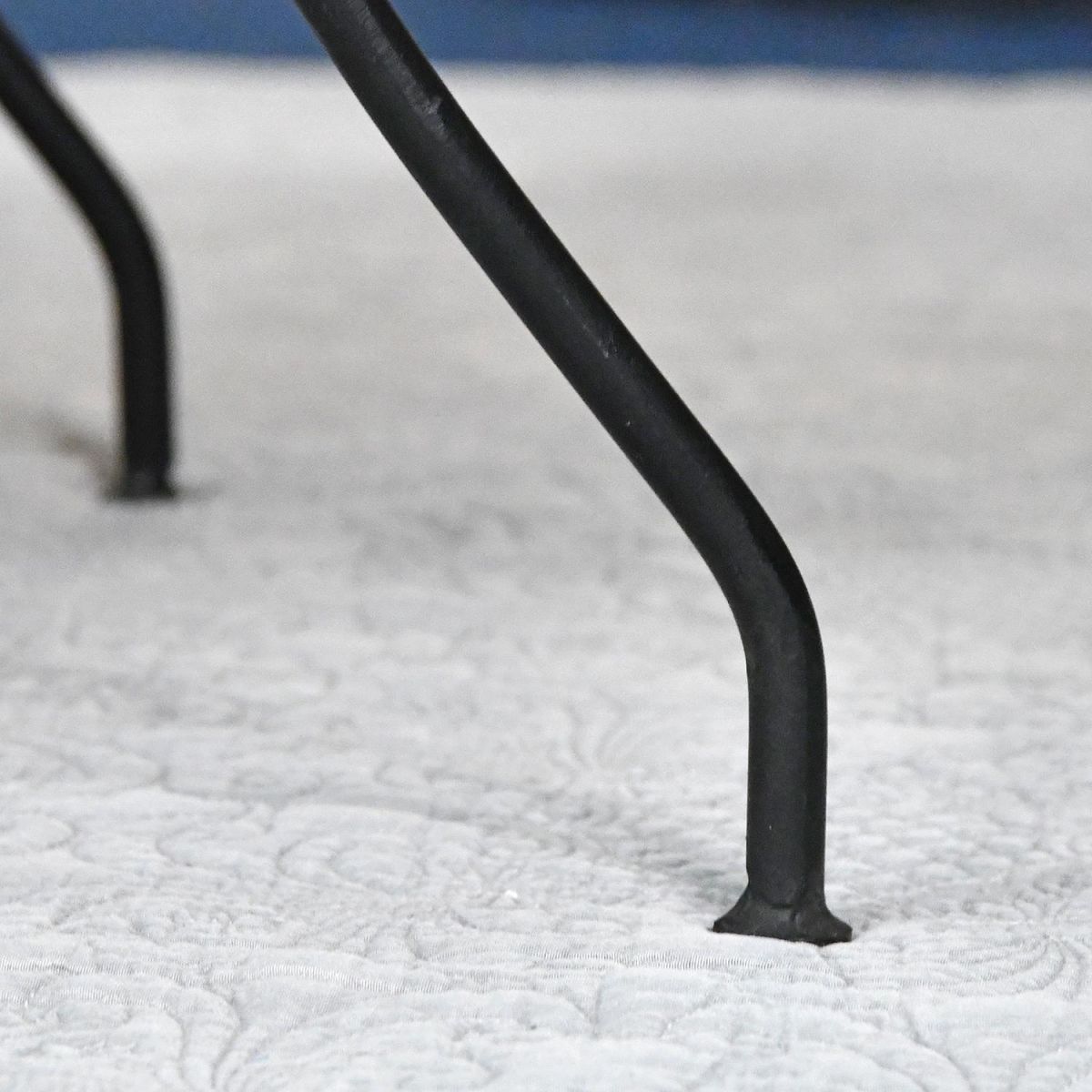 Close up of chair legs 