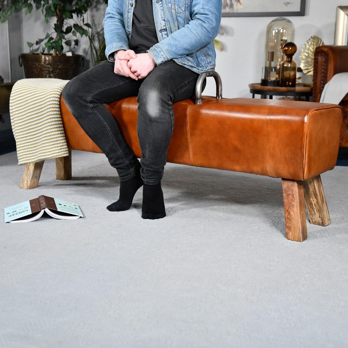 "The Stratford" Leather Gym Bench "The Stratford" Leather Gym Bench