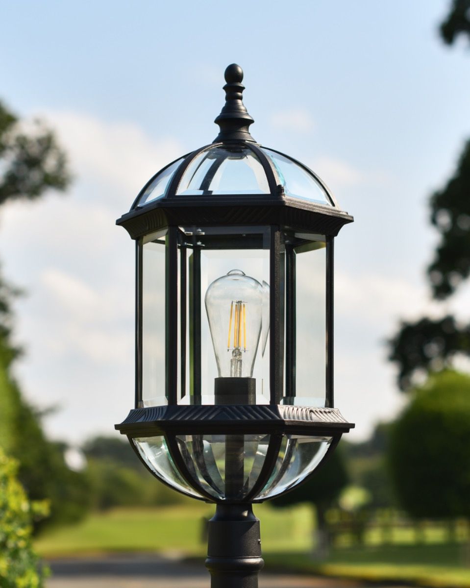 "Hemingway" Traditional Bird-Cage Pillar Light Lantern