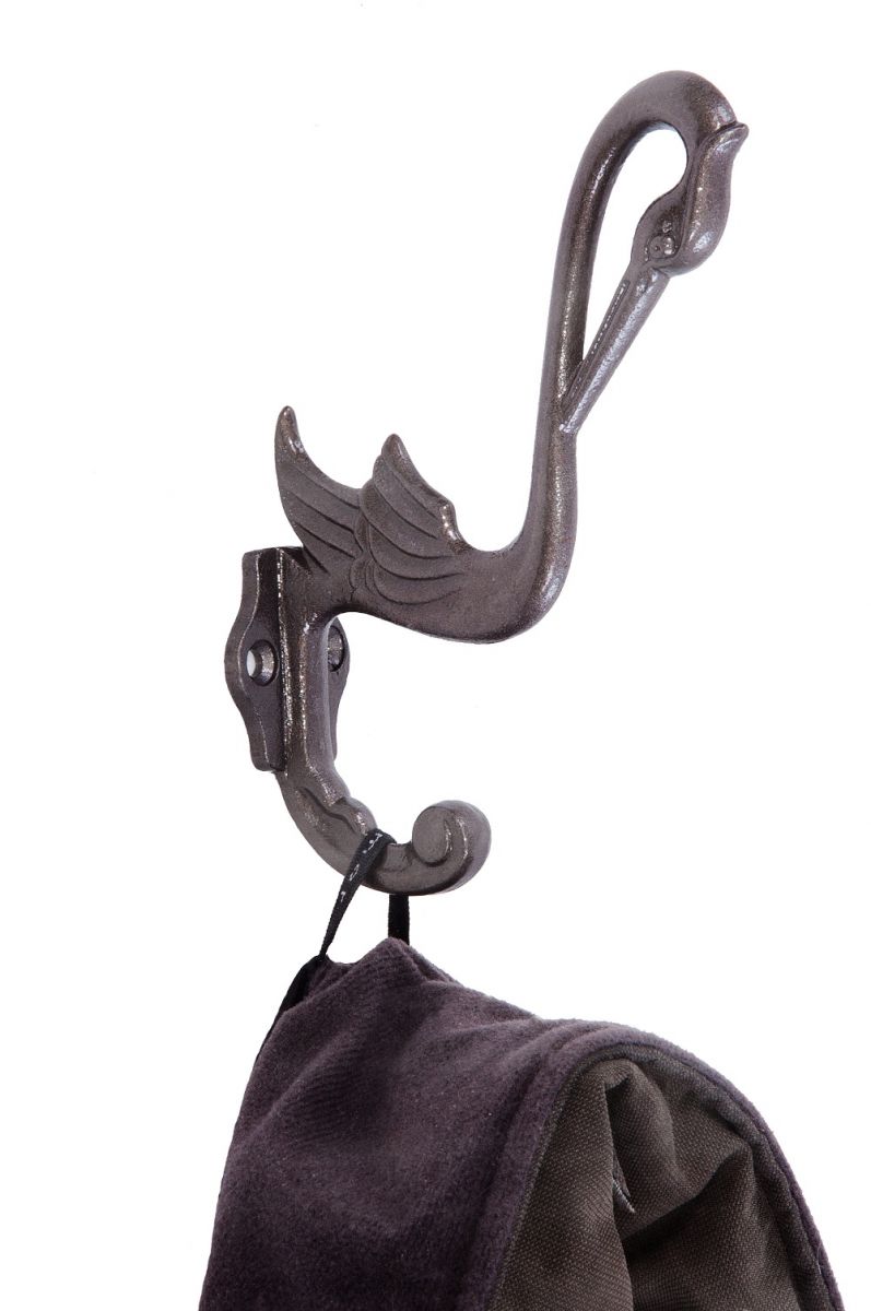 Swan Cast Iron Hooks 