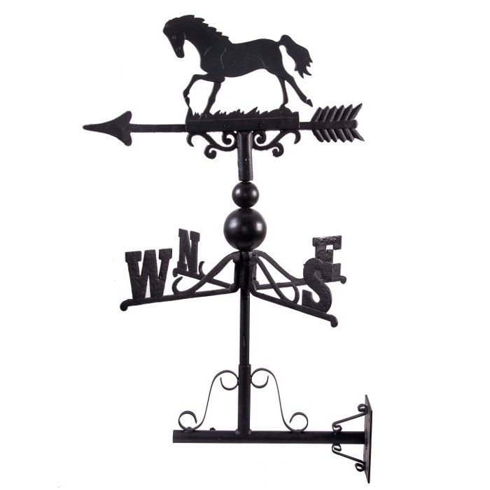 Horse Weathervane Created From Cast Iron
