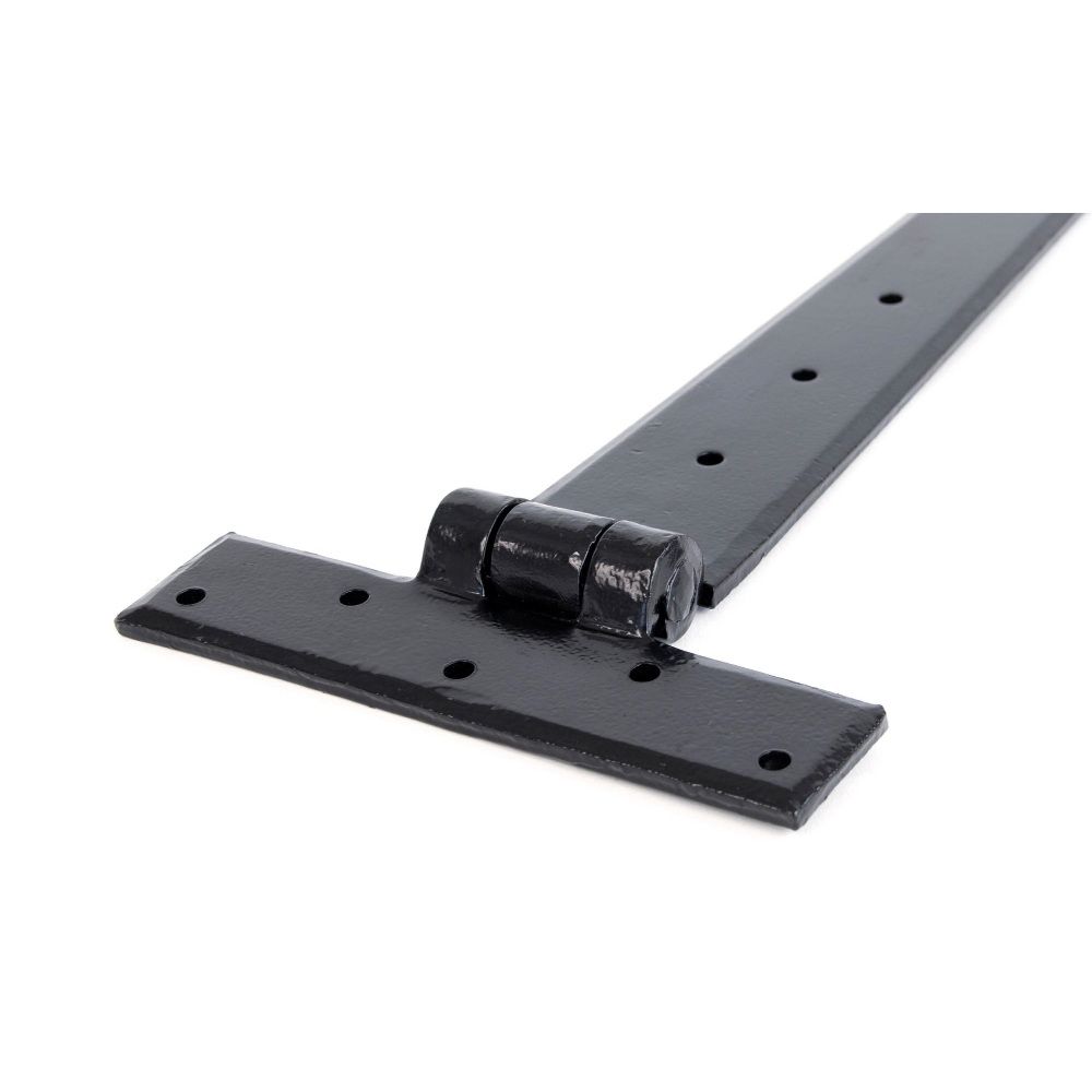 18" Black Round Ended Tee Hinges Knuckle