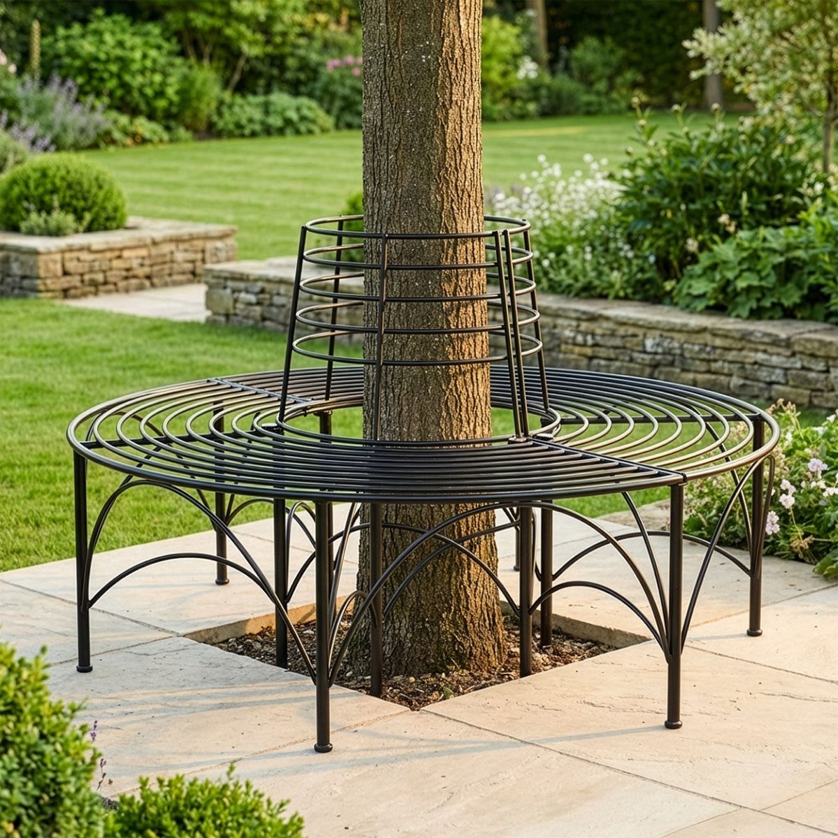 Black "Pembrokeshire" Half Tree Seat digital illustration