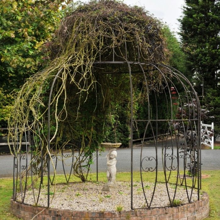 "Alice’s Folly" Black Gazebo in a Variety of Finishes