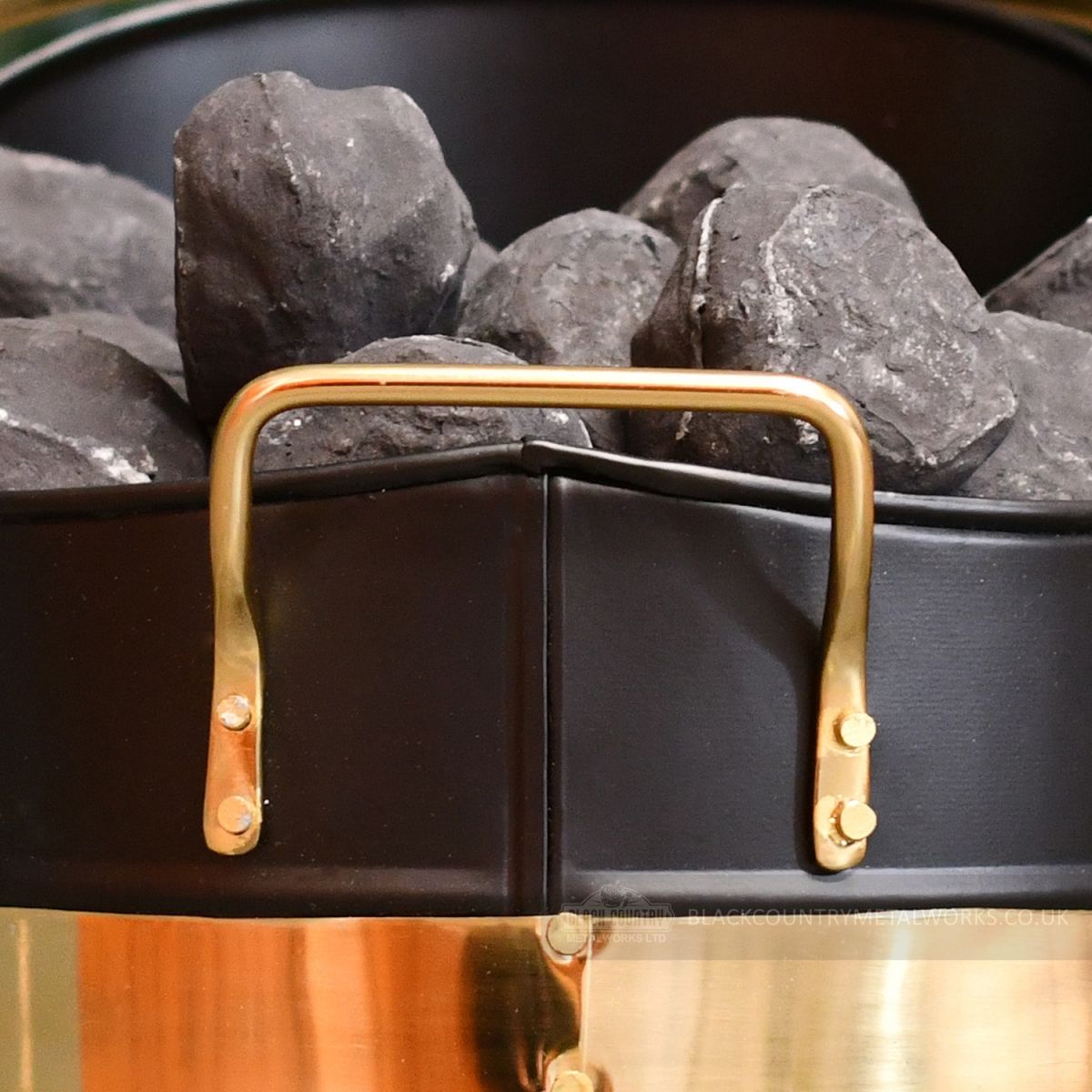 Black and Brass Warwick Coal Bucket Handle