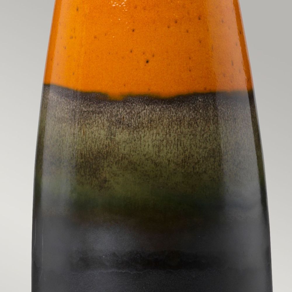 Black and Orange Lamp Stand 