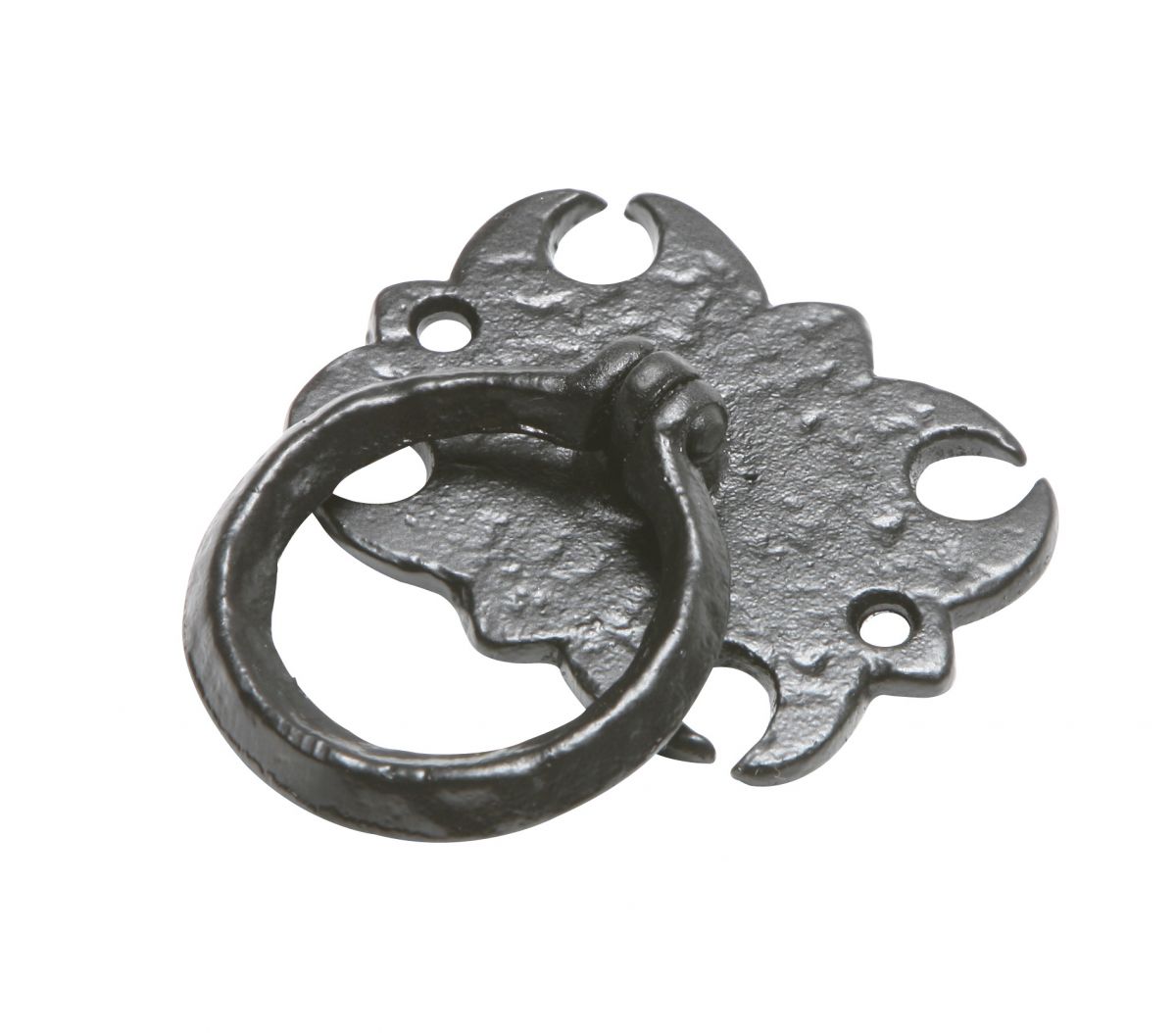 Black Antique Iron Gothic Style Cabinet Ring Pull Handle