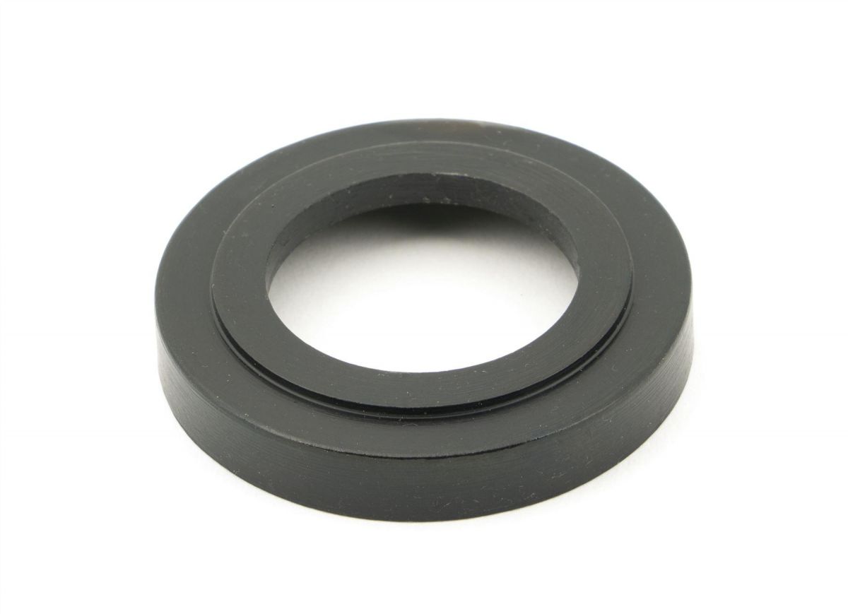 Black Beeswax Lever Door Handle Art Deco Rose