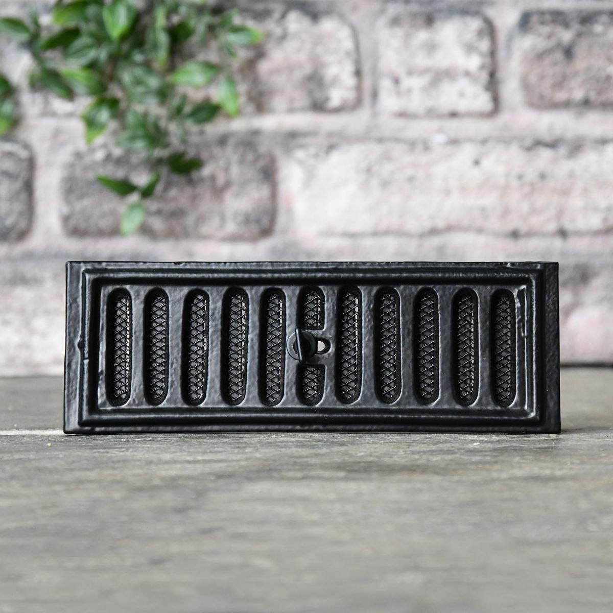 Black Adjustable Air Brick Created From Cast Iron