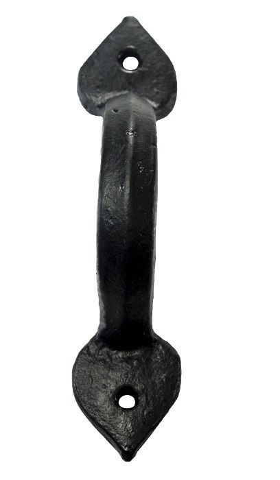 "Rookcliffe Court" 4" Black Cast Iron Pull Handle