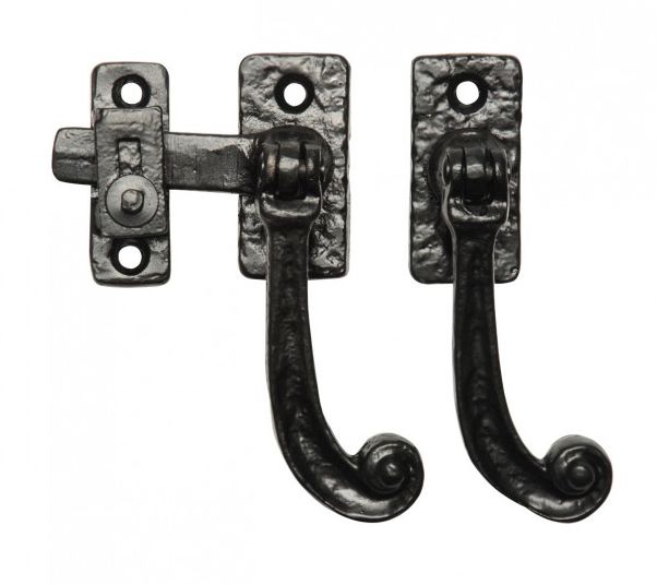 Black Cast Iron Window Casement Fastener