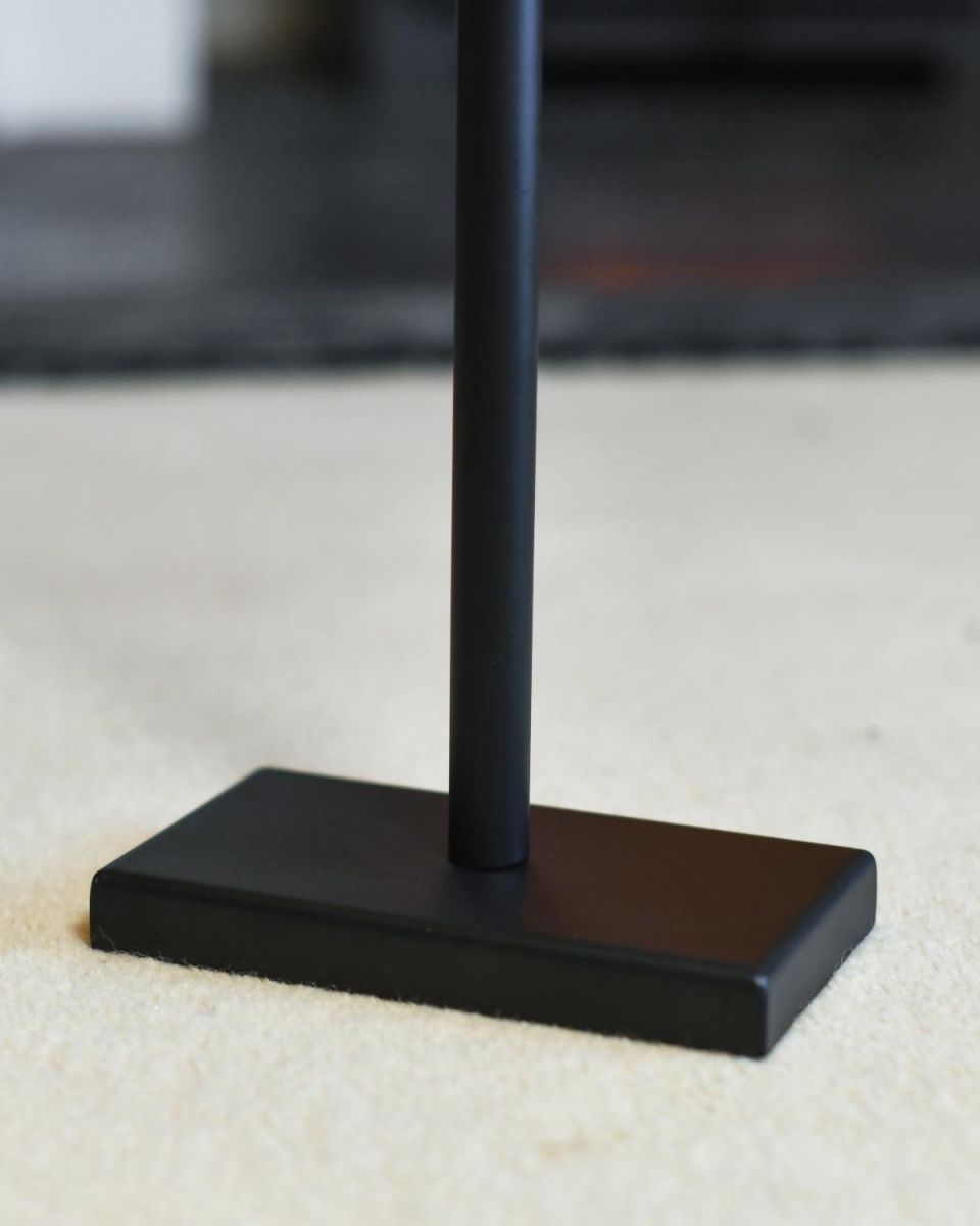 Black Contemporary Loop Handle Four Piece Companion Set - 43cm