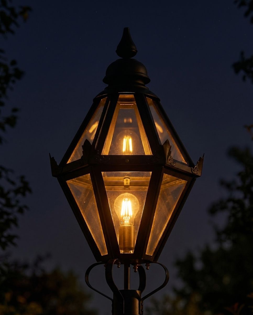 Black Craven Collection Lanterns Digital Illustration At Night