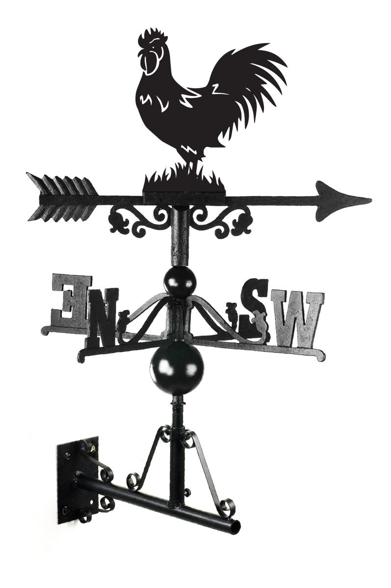 Deluxe Rooster Cast Iron Weathervane