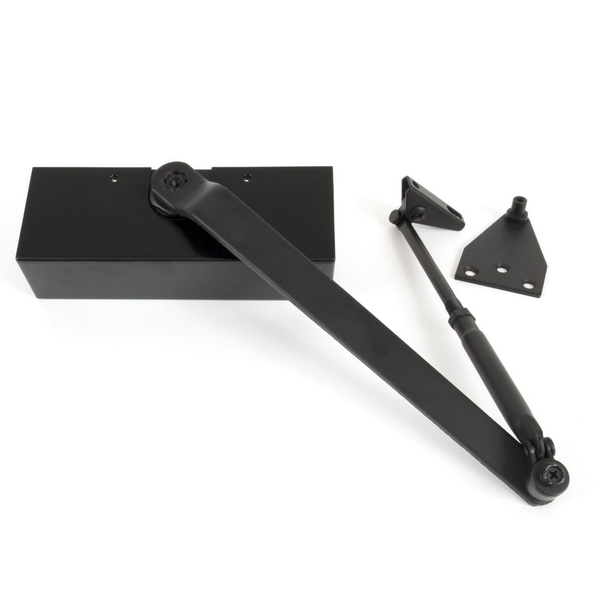 Black Overhead Door Closer