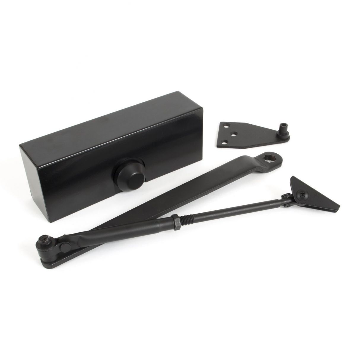 Door Closer Finished in Black