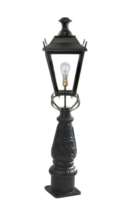 Black Dorchester Driveway Light 105cm