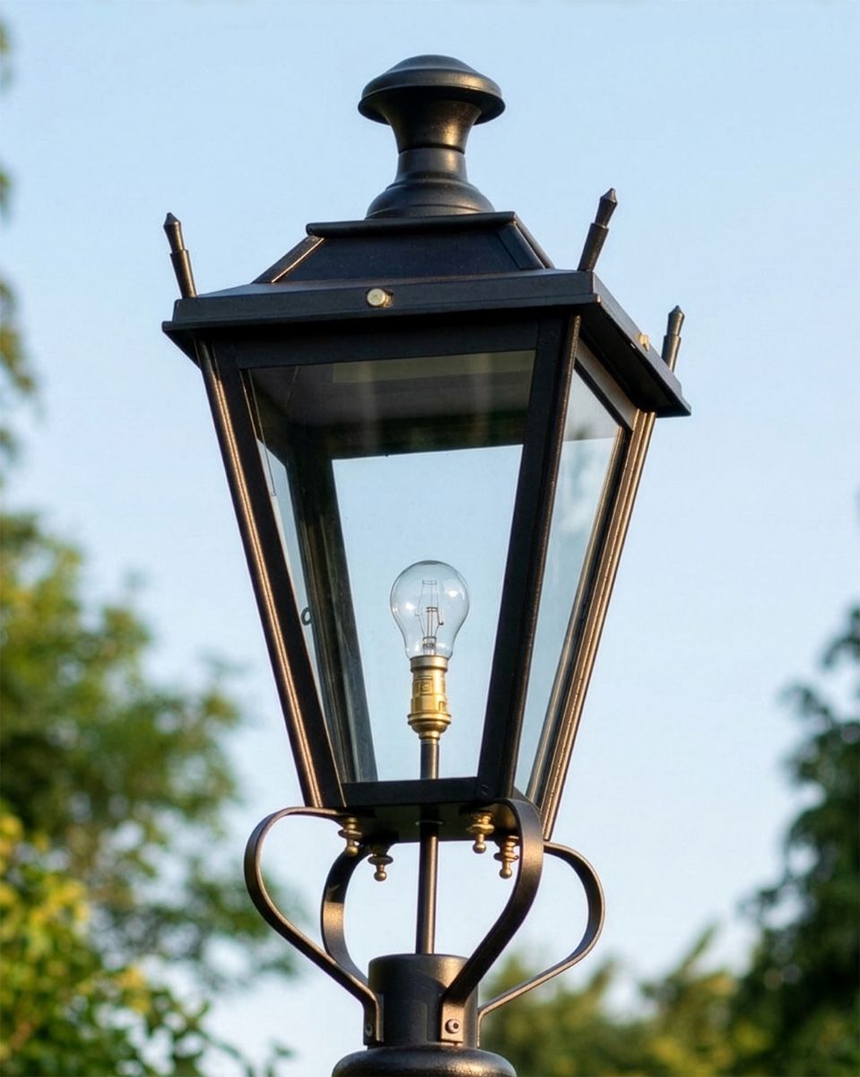 Black Dorchester Lantern 70cm Digital Illustration