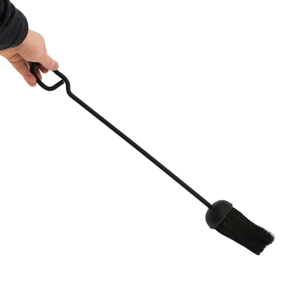 Black Fireside Brush - 51cm