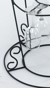"Lynelle" Floor Standing Wine & Glass Rack 