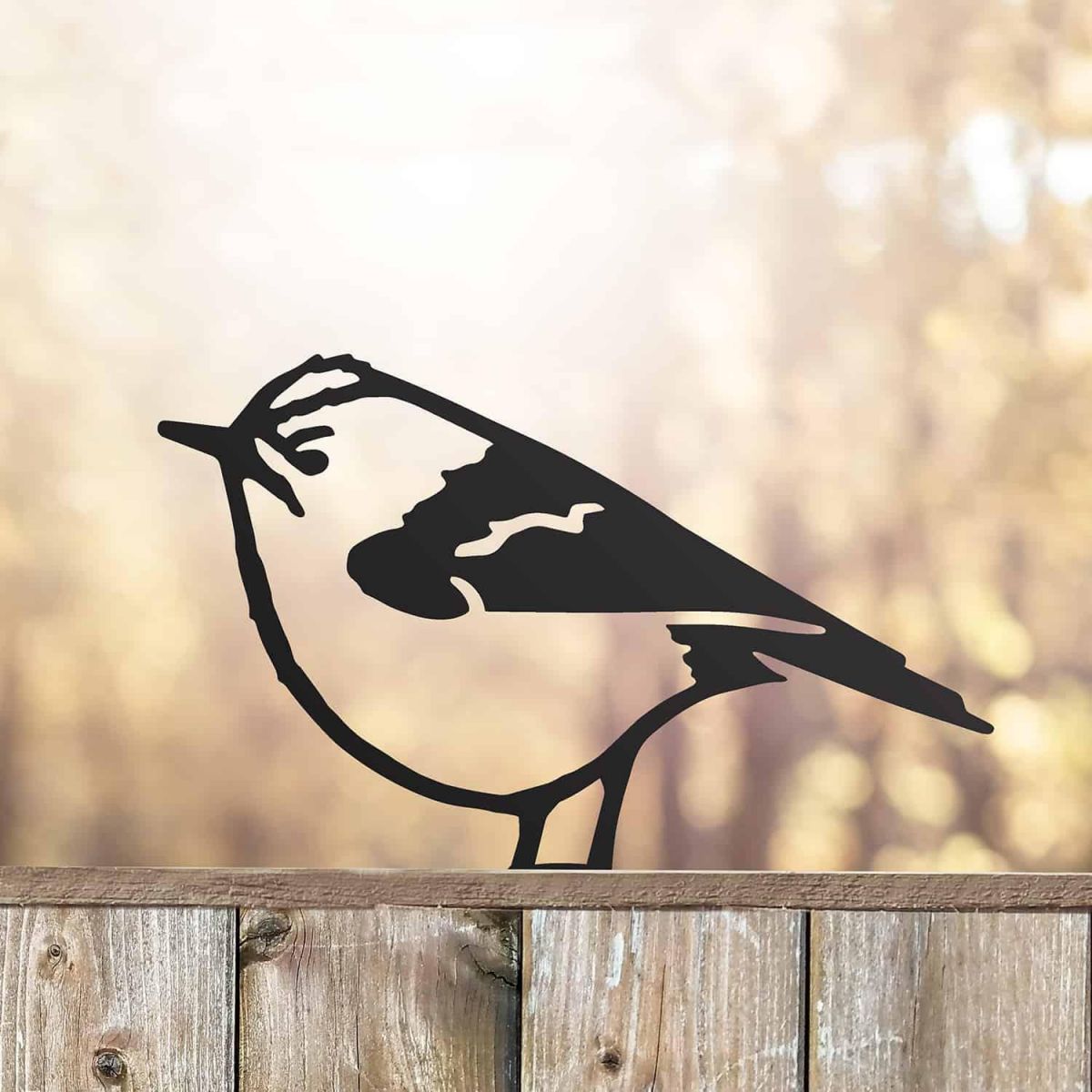 Black Goldcrest Steel Fence Topper in Situ