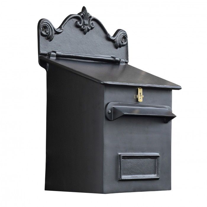 Black Goldhay Secure Post and Parcel Box For Gates Black Goldhay Secure Post and Parcel Box For Gates