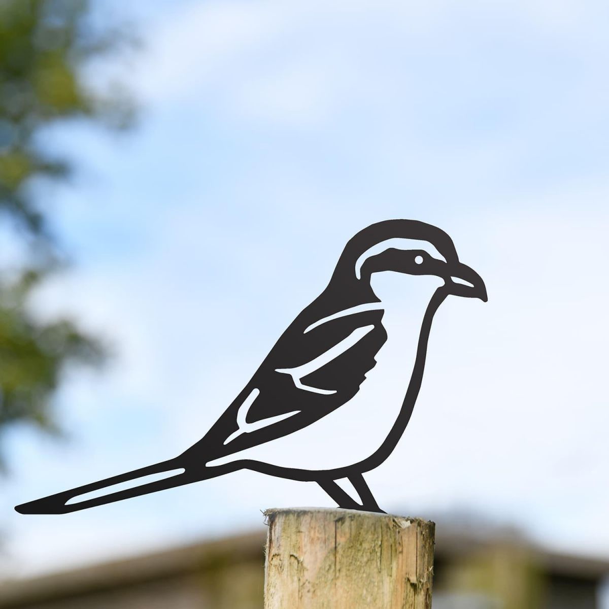 Black Great Grey Steel Fence Topper