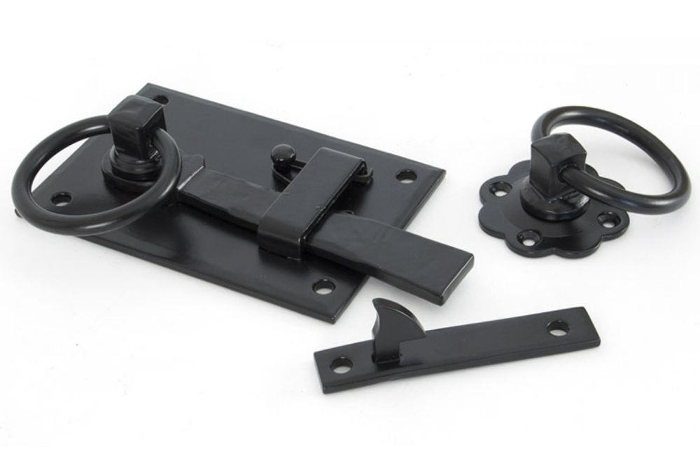 Black Heavy Duty Thumb Latch