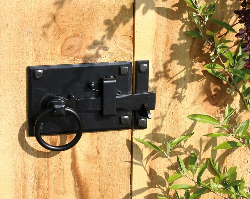 Black Heavy Duty Thumb Latch