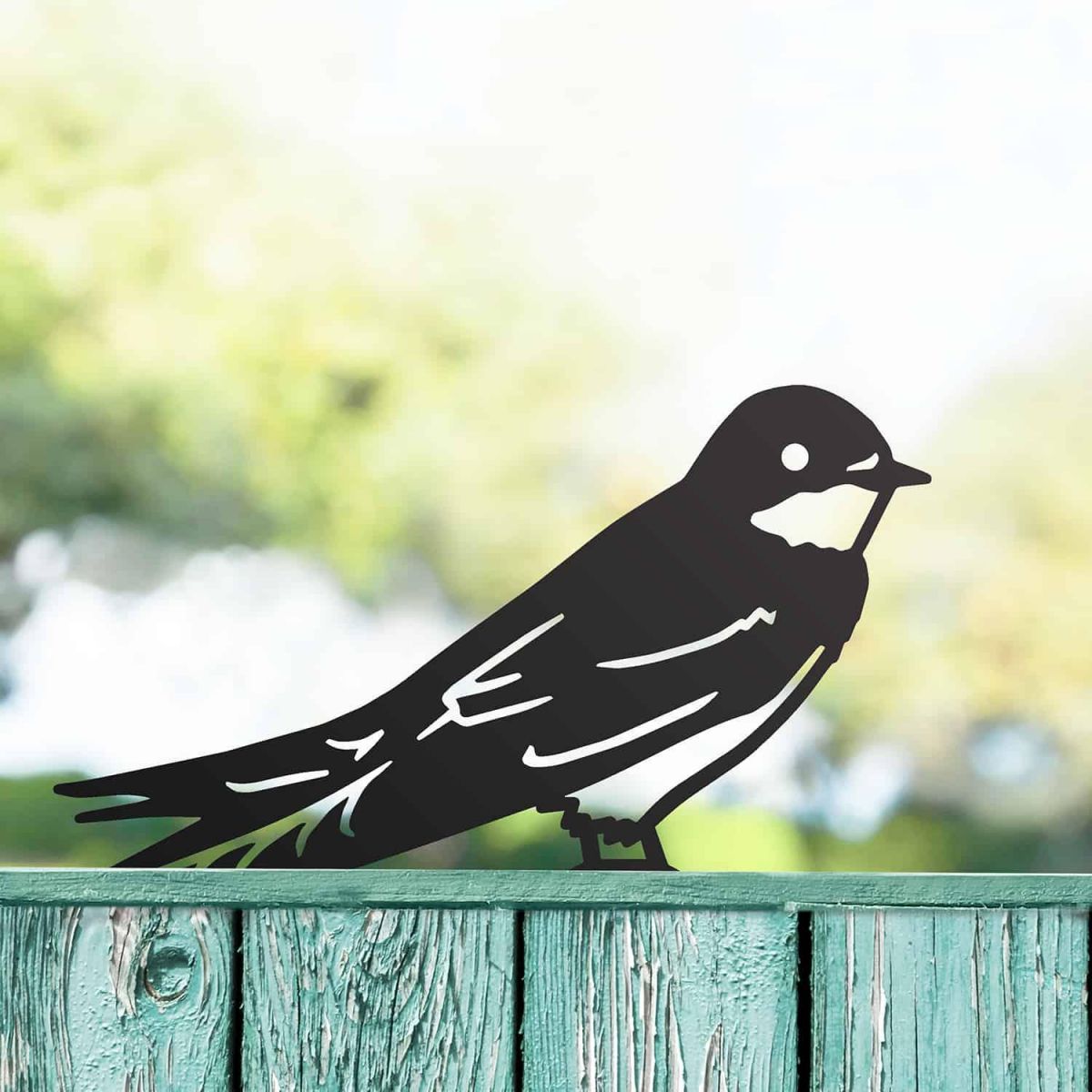 Black House Martin Steel Fence Topper in Situ