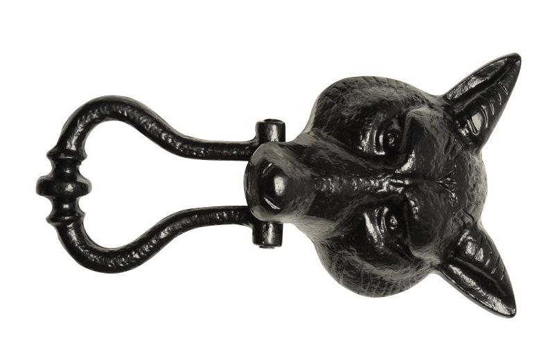"Auldlem" Iron Fox Head Door Knocker