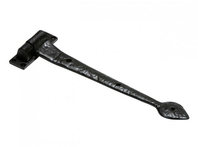 Hammered Black Iron Door Hinge