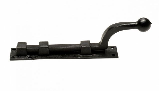 Black Iron Simplistic Door Bolt