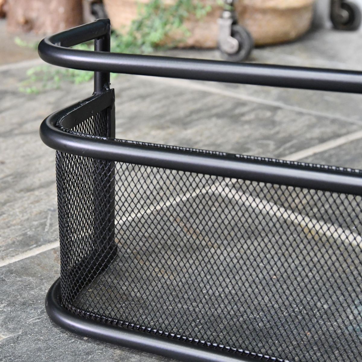 Low Fireside Fender Guard Finished in Black