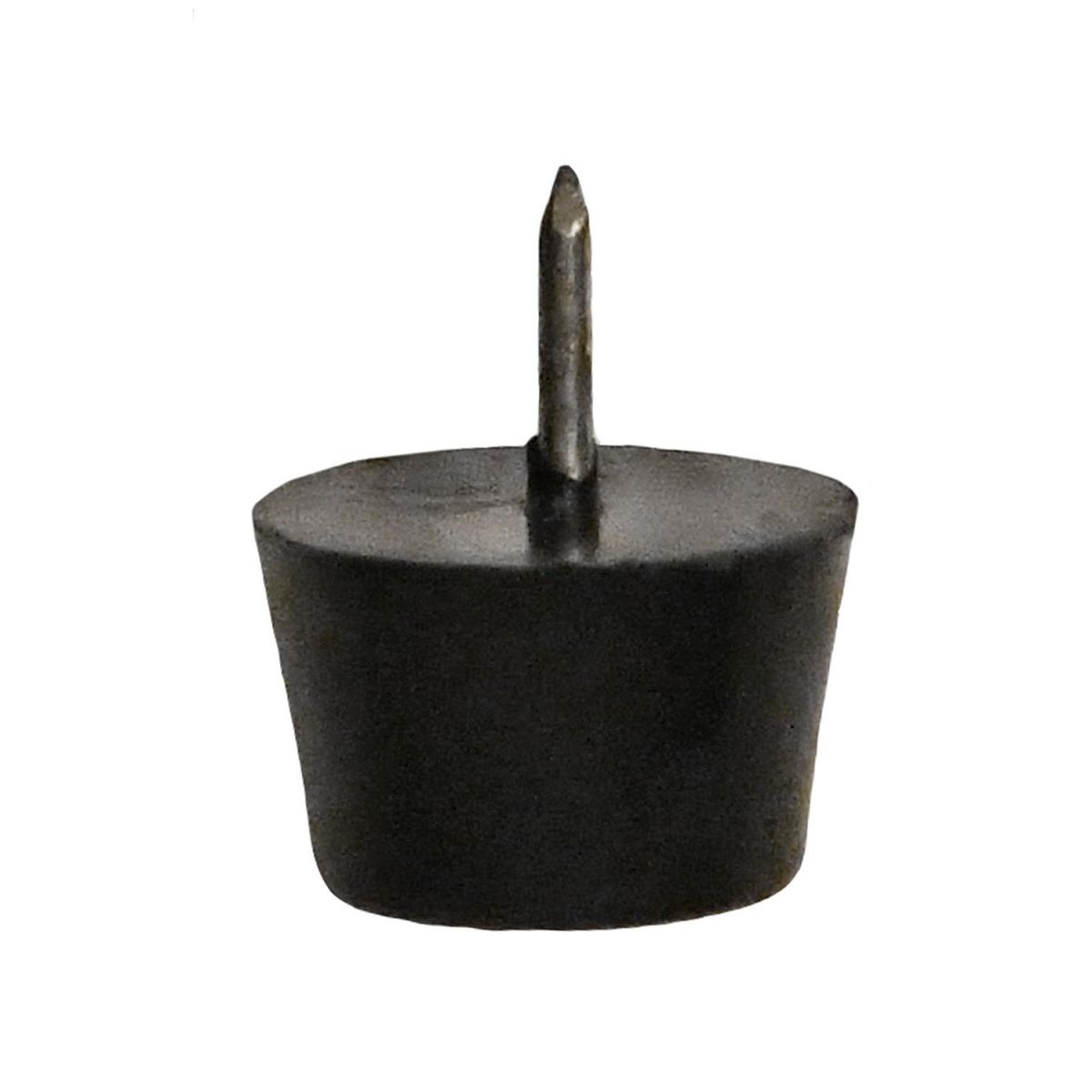 Round Nylon Nail-In Buffers in Black  Round Nylon Nail-In Buffers in Black