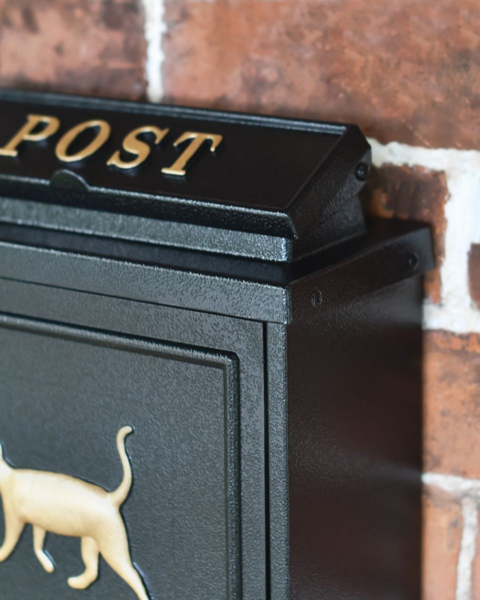 Side Of The Tabby Times Wall Mounted Post Box 