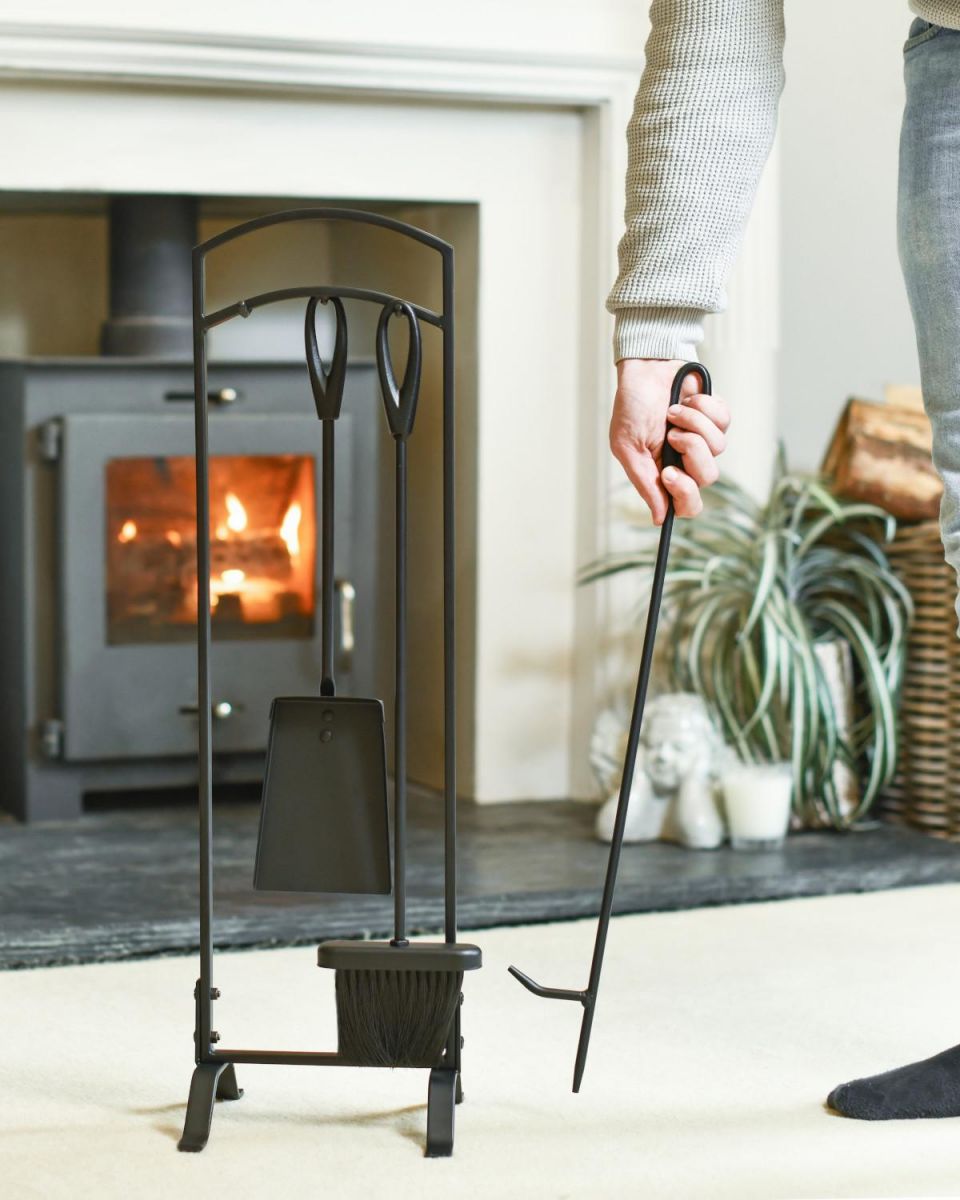 Scale Shot Of Black "Pendulum" Companion Set