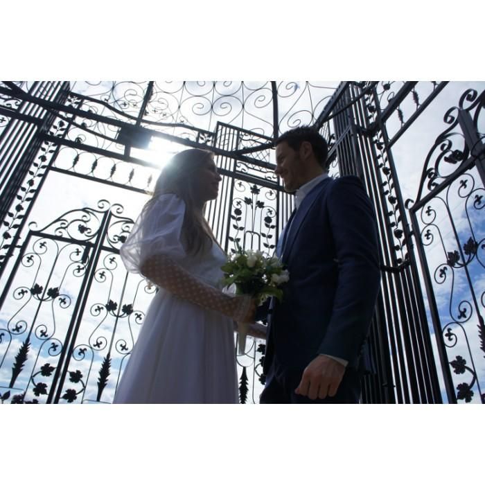 "The Royal Alexandria" Wrought Iron Pavilion Being Used For a Wedding