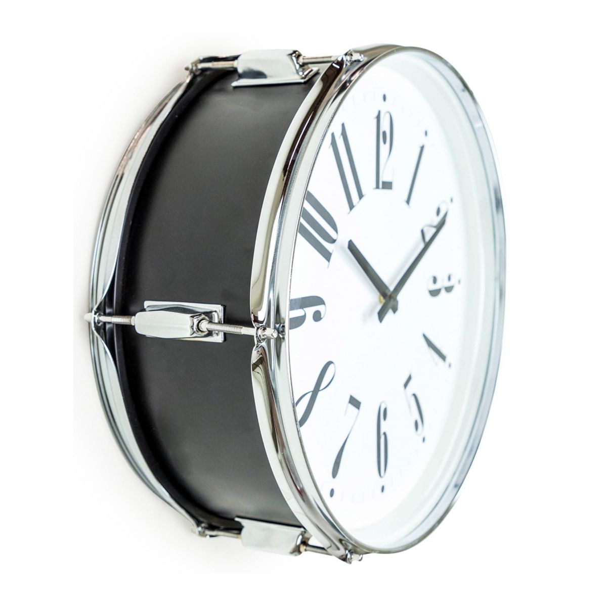 View of the Black Snare Drum Design From the Side