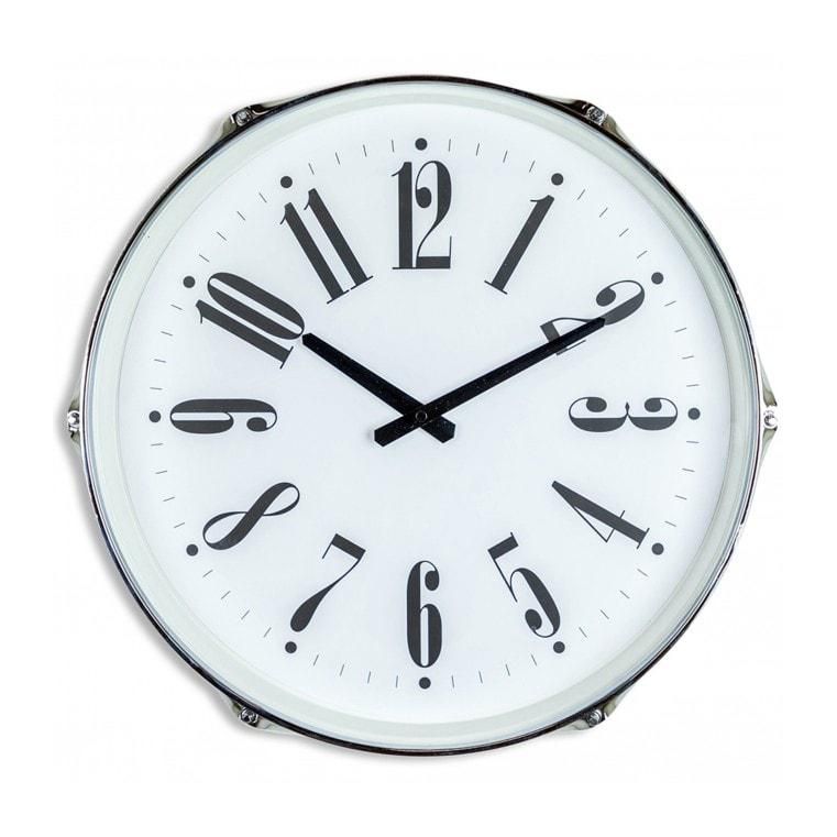 Snare Drum Wall Clock Finished in Black Snare Drum Wall Clock Finished in Black