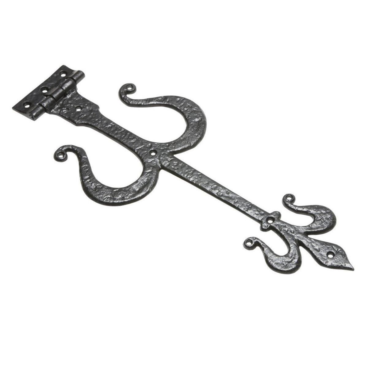 Traditional Fleur-De-Lys Hinge Created From Iron