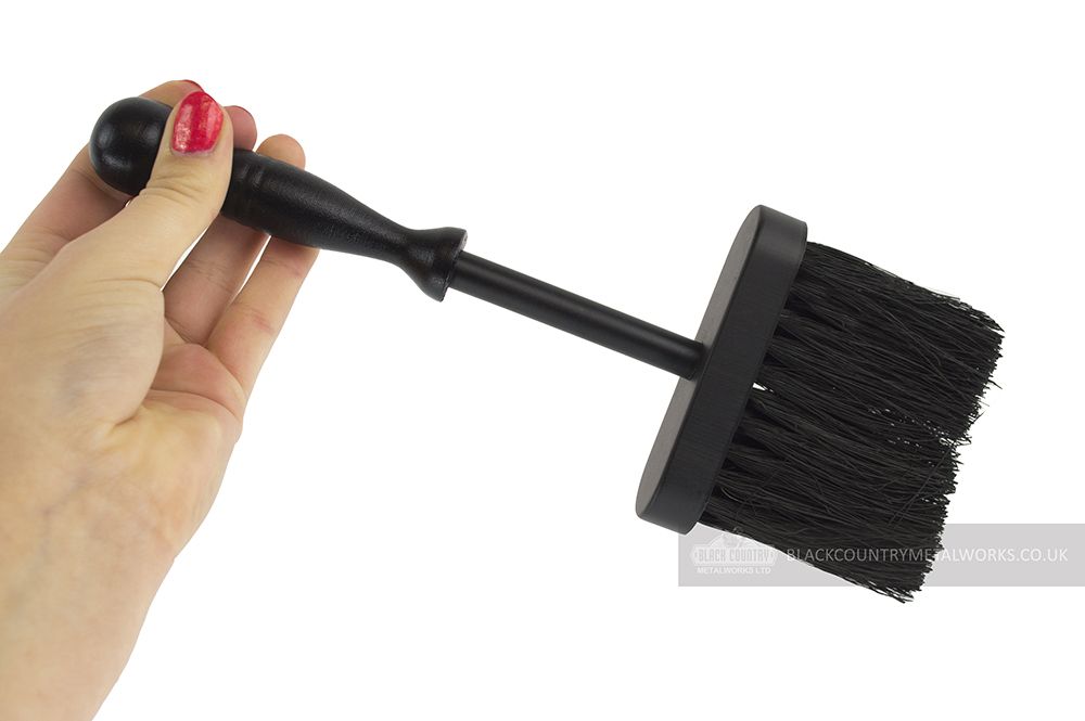 Black Traditional Pan and Brush Set