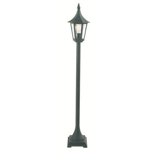 "Lynnewood" Black Traditional Six-Sided Driveway Pillar Light 114cm
