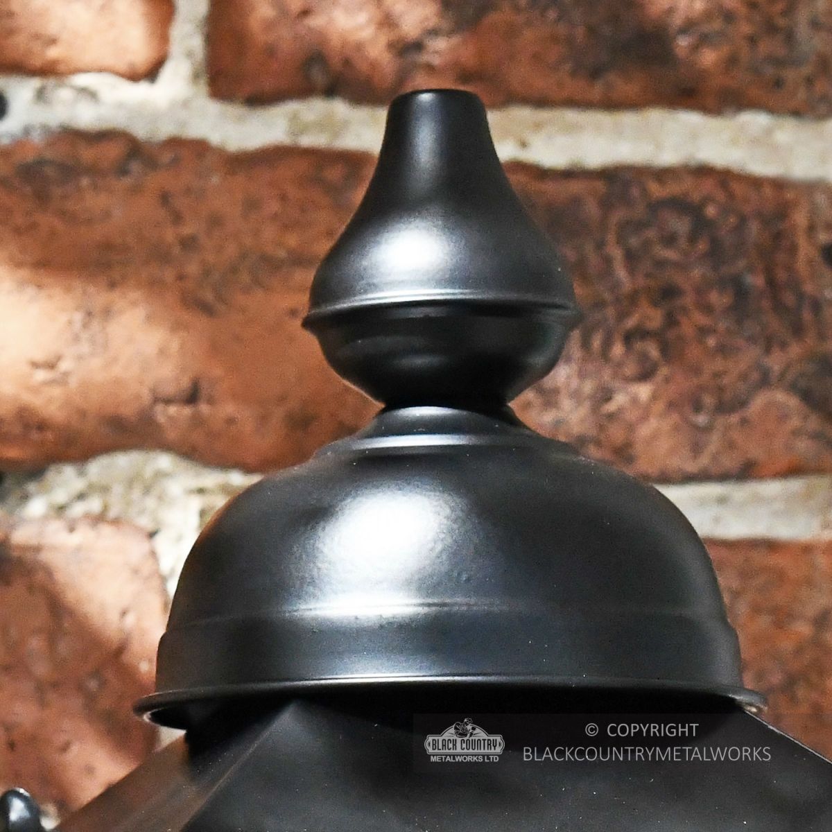 Black victorian Lantern Finial