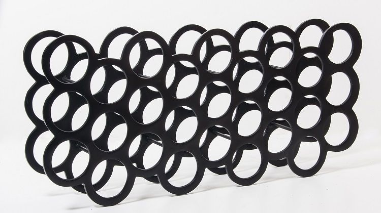 "Fickle Moon" Aluminium Wine Bottle Holder "Fickle Moon" Aluminium Wine Bottle Holder