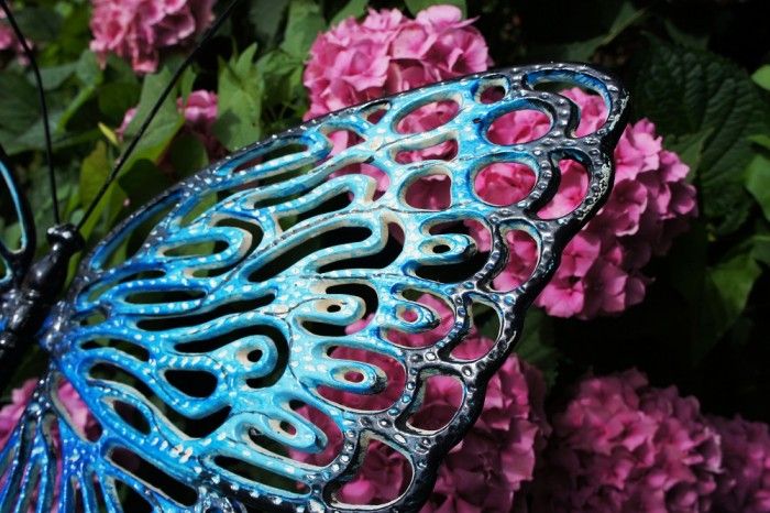 “Kenningsly Park” Cast Iron Butterfly Garden Sculptures 