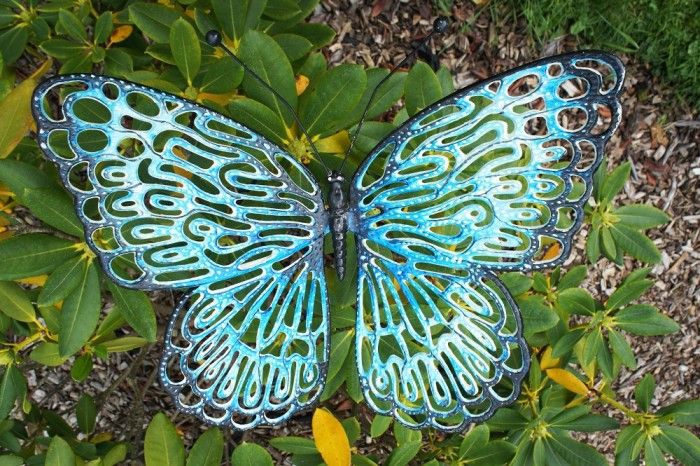 “Kenningsly Park” Cast Iron Butterfly Garden Sculptures 